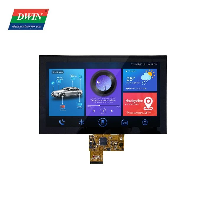DWIN 10,1 palčni HMI zaslon na dotik DMG10600F101_01WTC s kontrolno ploščico